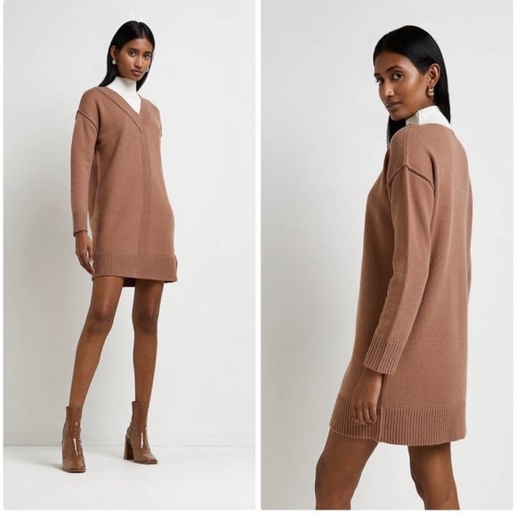River Island Mini Sweater Dress - Picture 1 of 4